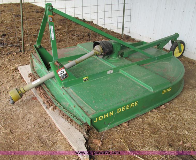 John Deere 616 rotary mower in Montreal, MO Item AC9952 sold Purple