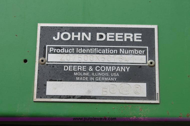 image for item C3701 2006 John Deere 7500 forage harvester
