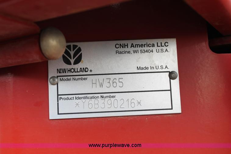 image for item C3710 2006 New Holland HW365 swather