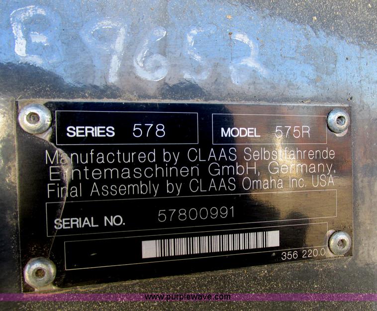 image for item F4833 2009 Lexion 575R RWA combine