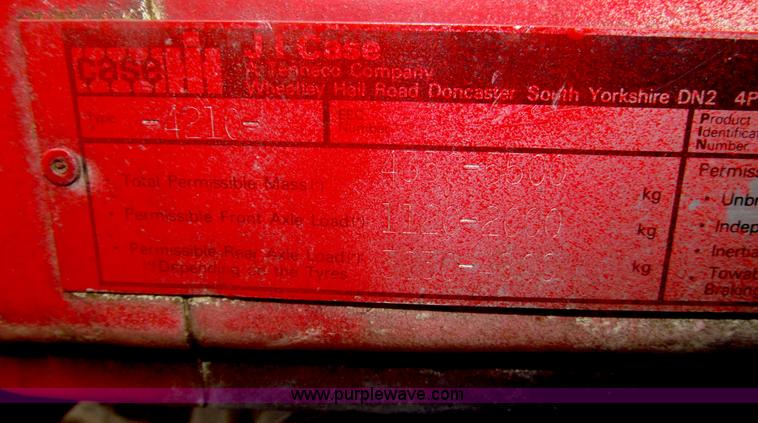 image for item F7229 1994 Case IH 4210 utility tractor