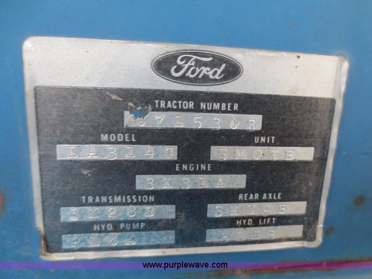 image for item F8164 1984 Ford 5610 tractor