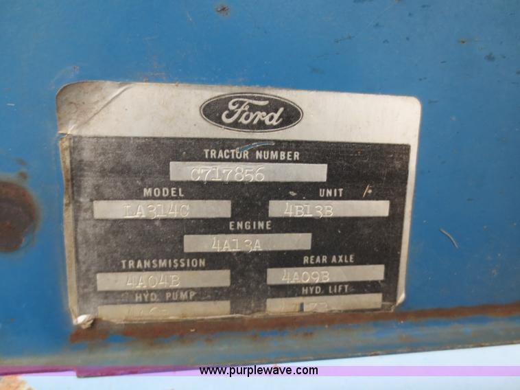 image for item F8166 Ford LA314C tractor