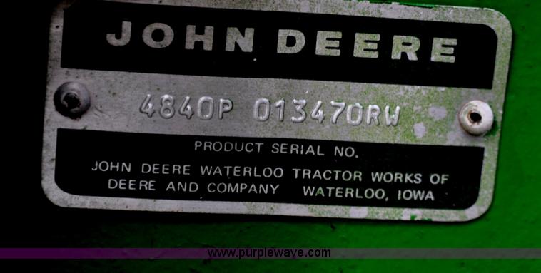 image for item G6379 1982 John Deere 4840 tractor