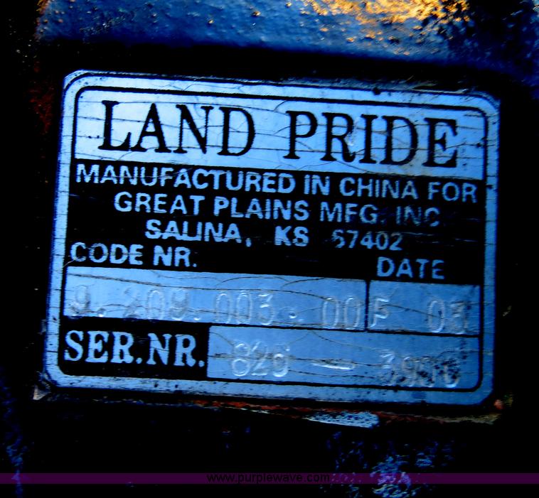 image for item G9536 Land Pride rotary cutter spindle gearbox