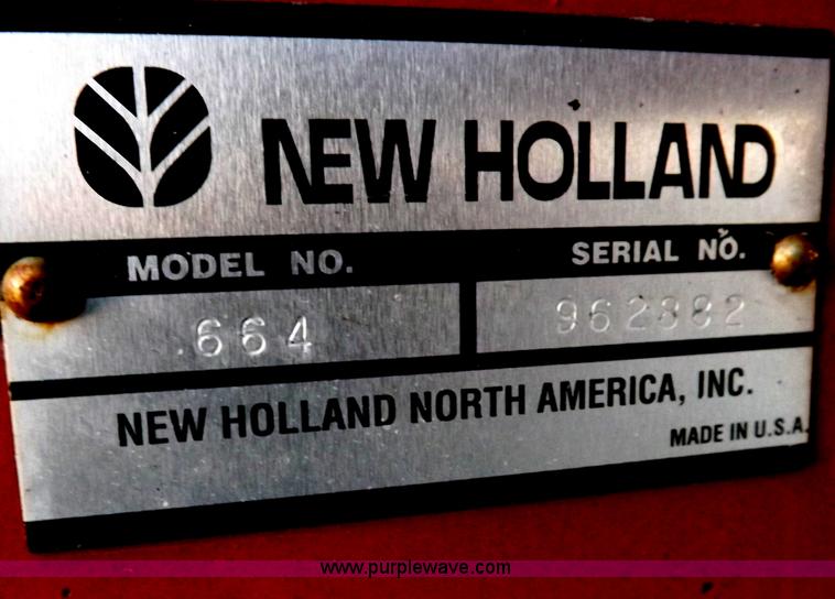 image for item I9188 New Holland 664 baler