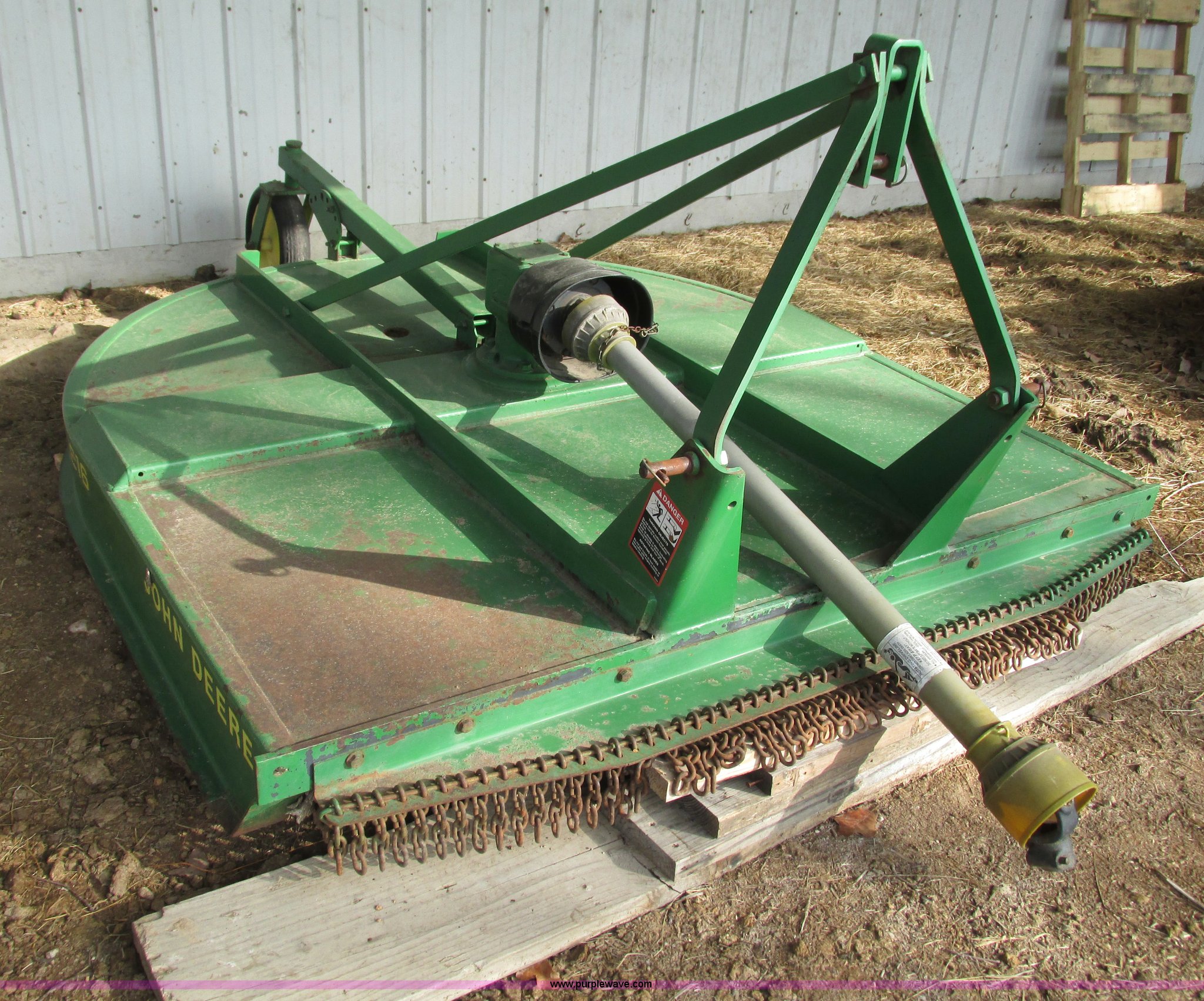 John Deere 616 rotary mower in Montreal, MO Item AC9952 sold Purple