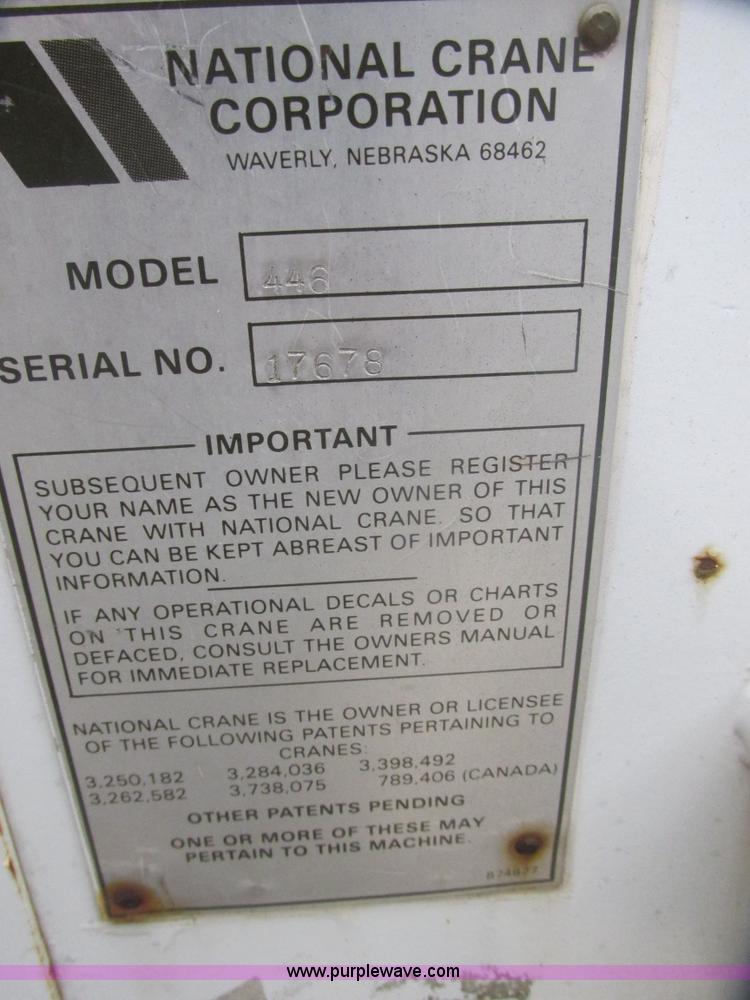 image for item AB9286 2000 International 4700 crane truck