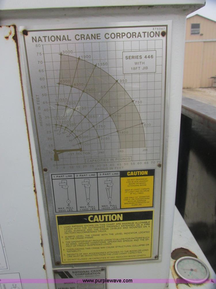 image for item AB9286 2000 International 4700 crane truck