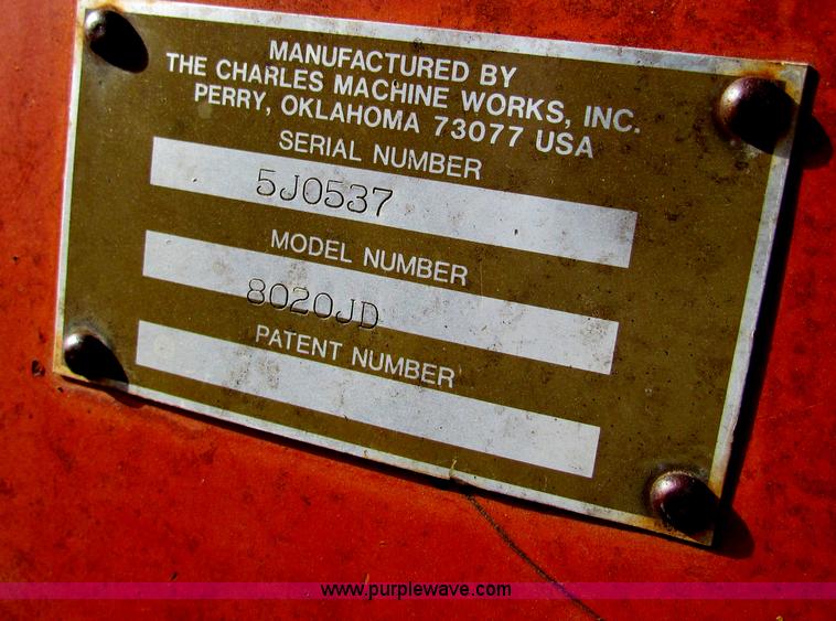 image for item AE9049 Ditch Witch 8020 trencher