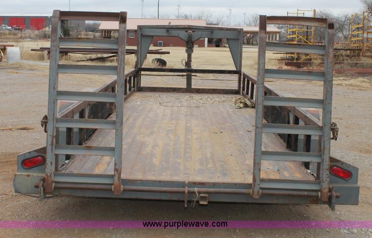 image for item C3679 Shop built 20' gooseneck trailer