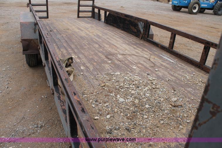 image for item C3679 Shop built 20' gooseneck trailer