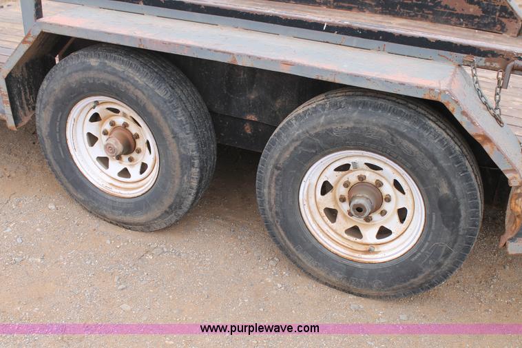 image for item C3679 Shop built 20' gooseneck trailer