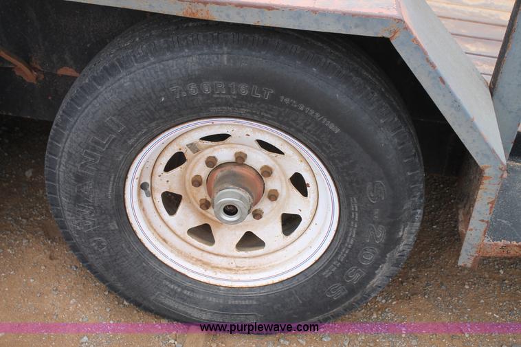 image for item C3679 Shop built 20' gooseneck trailer