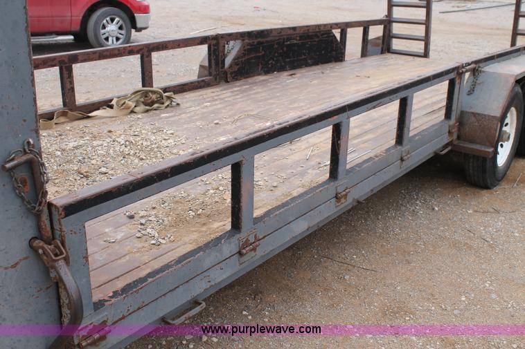 image for item C3679 Shop built 20' gooseneck trailer