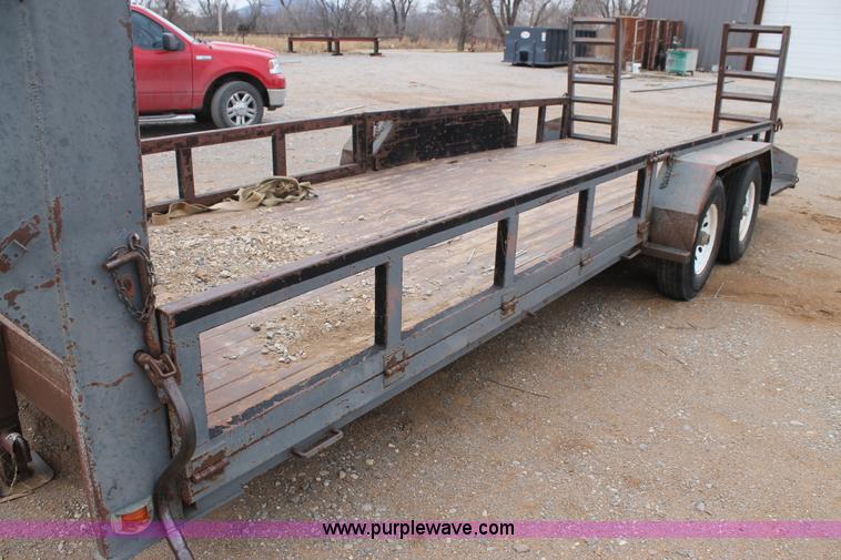 image for item C3679 Shop built 20' gooseneck trailer