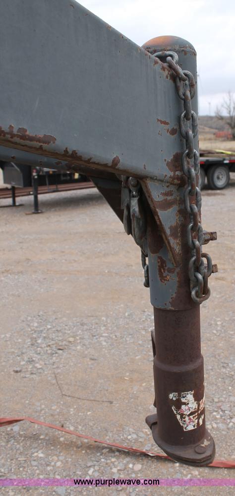 image for item C3679 Shop built 20' gooseneck trailer