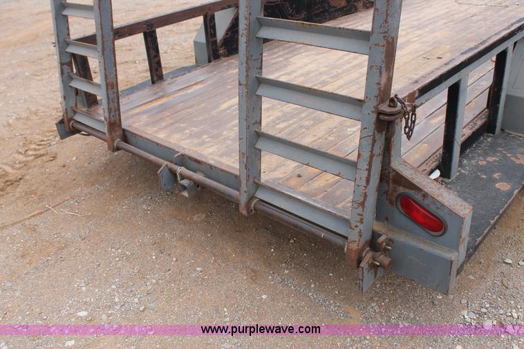 image for item C3679 Shop built 20' gooseneck trailer