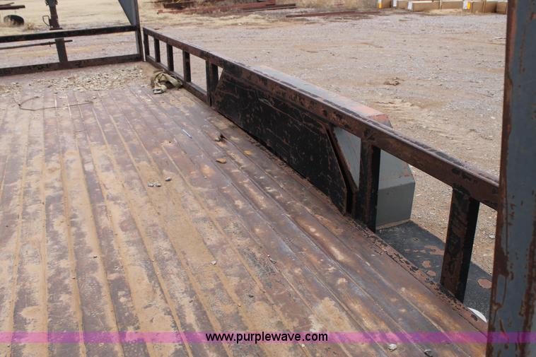 image for item C3679 Shop built 20' gooseneck trailer