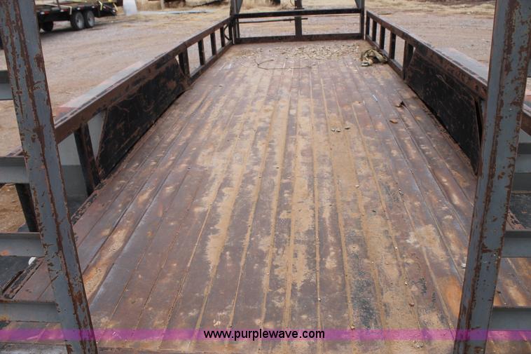 image for item C3679 Shop built 20' gooseneck trailer