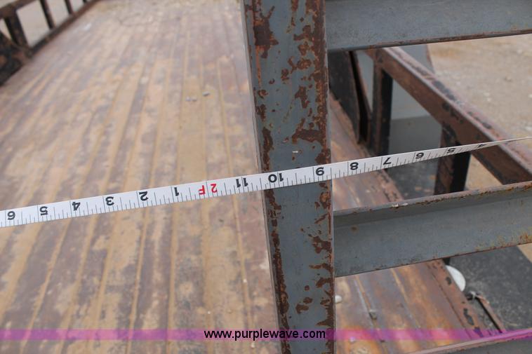 image for item C3679 Shop built 20' gooseneck trailer