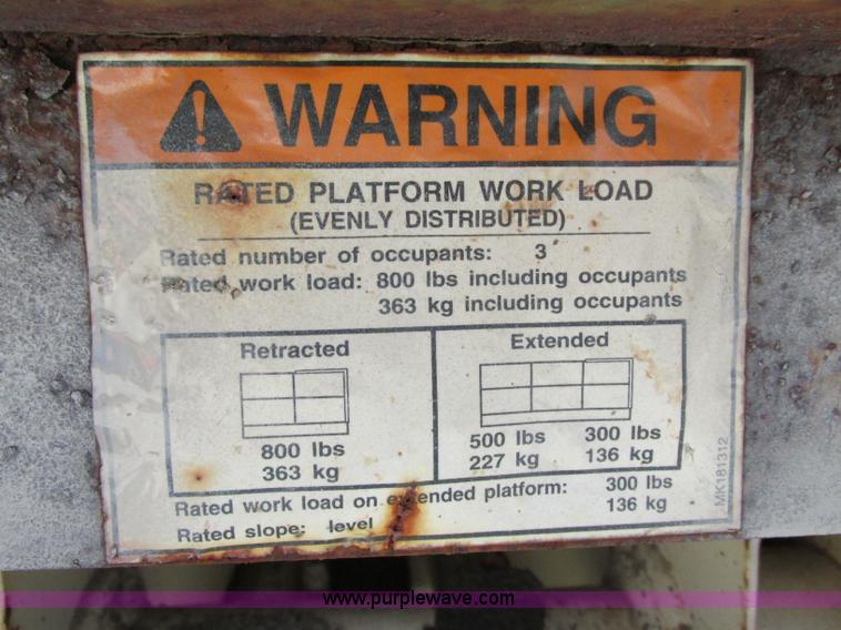 image for item F4850 Terex TS20 scissor lift