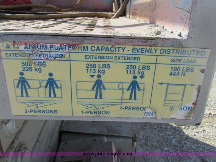 image for item F4851 Mec 193ZES scissor lift