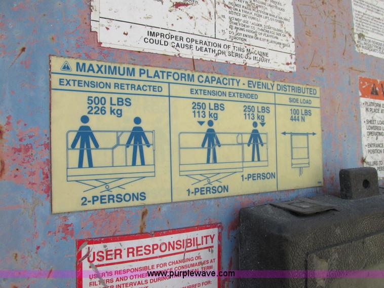 image for item F4851 Mec 193ZES scissor lift