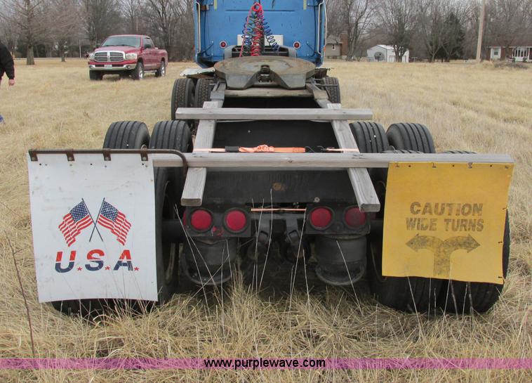 image for item F4855 1980 shop built heavy haul jeep trailer
