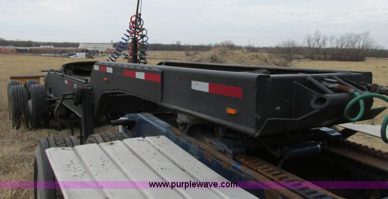image for item F4855 1980 shop built heavy haul jeep trailer