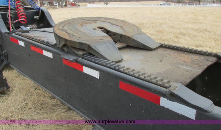 image for item F4855 1980 shop built heavy haul jeep trailer