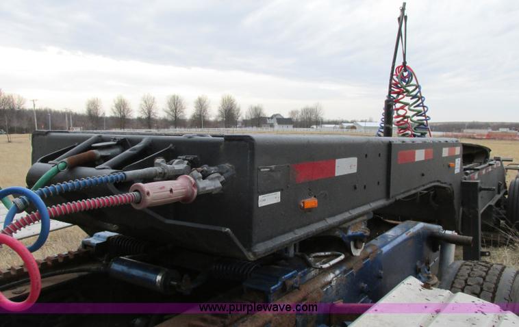 image for item F4855 1980 shop built heavy haul jeep trailer