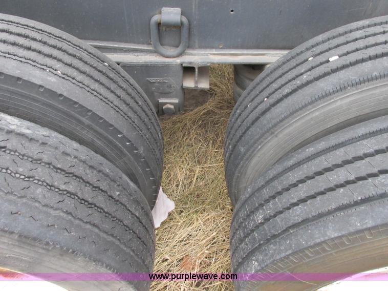 image for item F4855 1980 shop built heavy haul jeep trailer