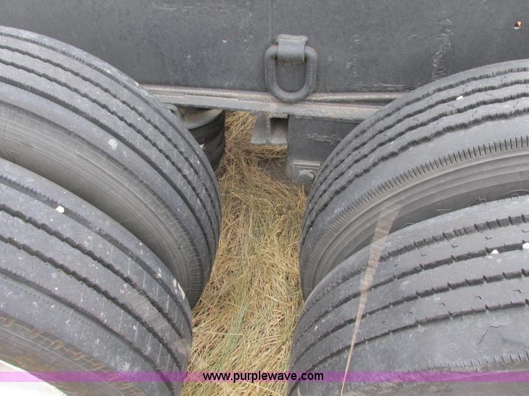 image for item F4855 1980 shop built heavy haul jeep trailer