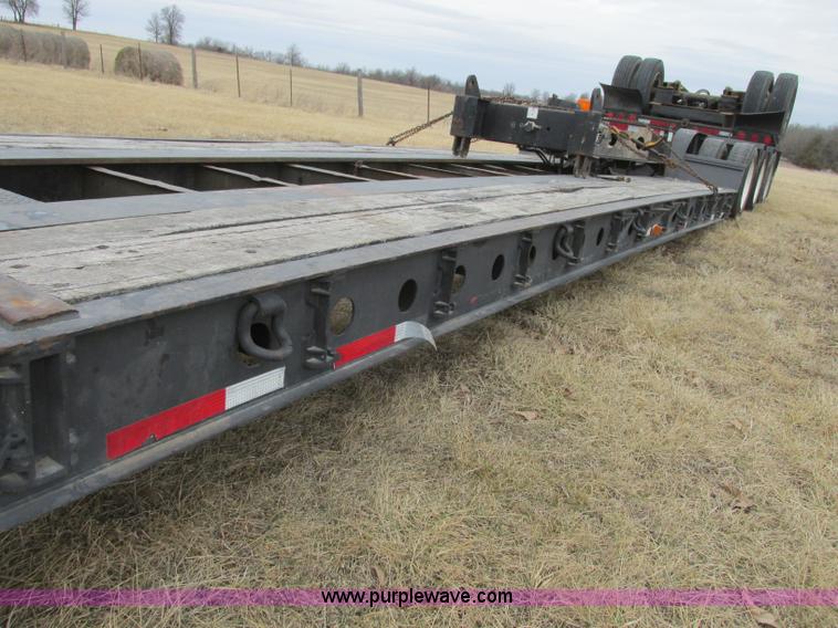 image for item F4857 2001 Fontaine TL50NEB triple axle trailer with stinger