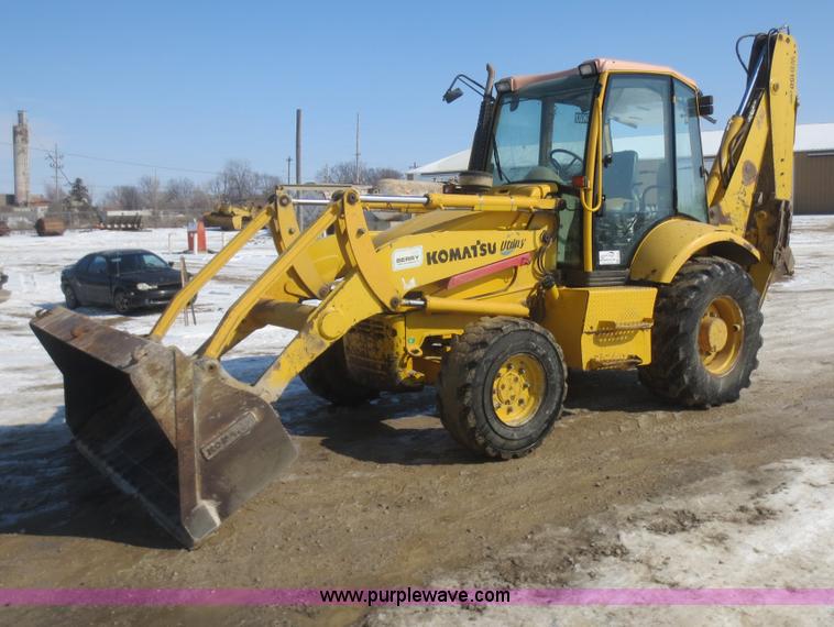 image for item F6753 2003 Komatsu 150 utility backhoe