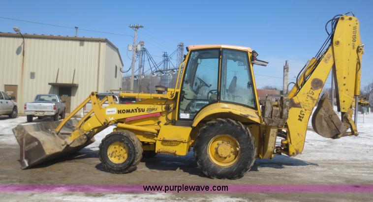 image for item F6753 2003 Komatsu 150 utility backhoe