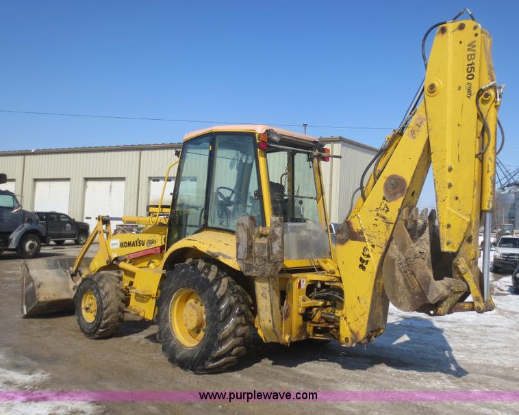 image for item F6753 2003 Komatsu 150 utility backhoe