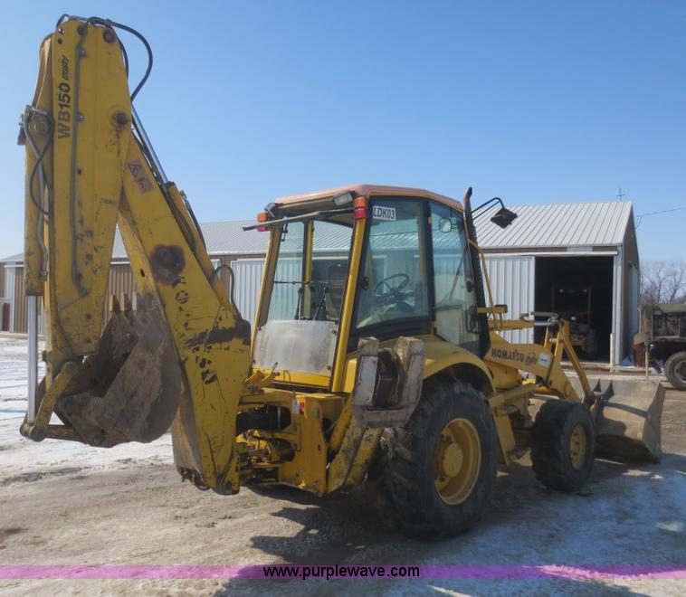 image for item F6753 2003 Komatsu 150 utility backhoe