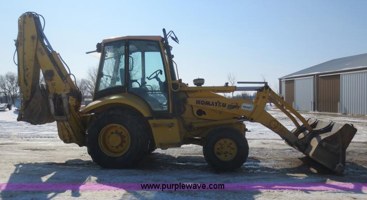 image for item F6753 2003 Komatsu 150 utility backhoe