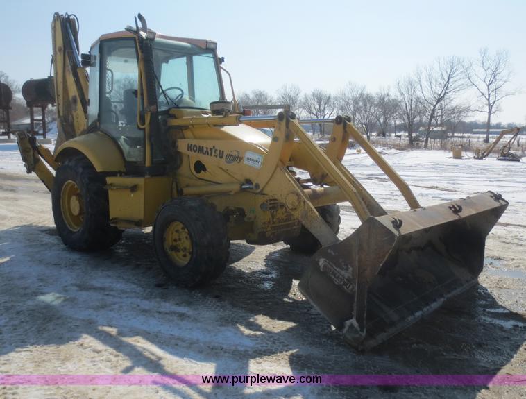 image for item F6753 2003 Komatsu 150 utility backhoe