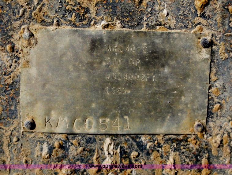 image for item F6753 2003 Komatsu 150 utility backhoe