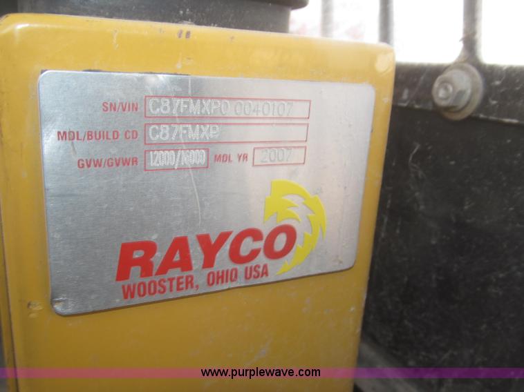 image for item F7231 2007 Rayco C87FM XP Super Crawler brush cutter
