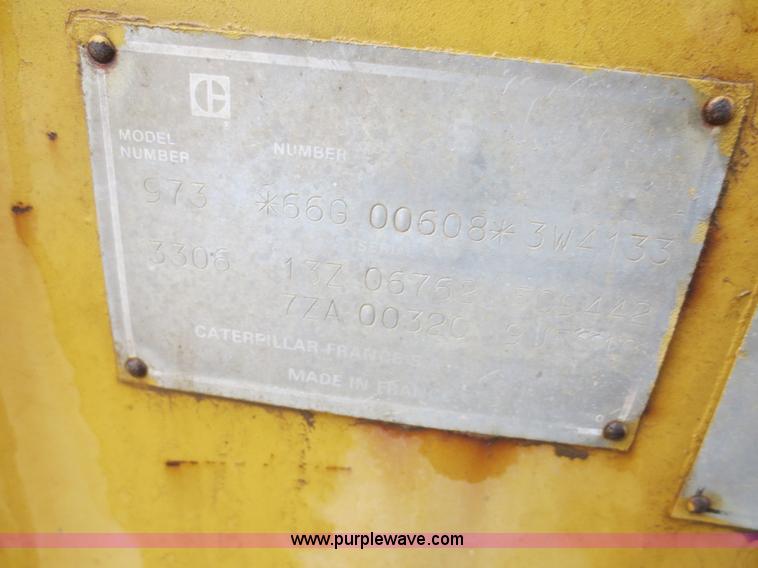 image for item F8167 1984 Caterpillar 973 track loader