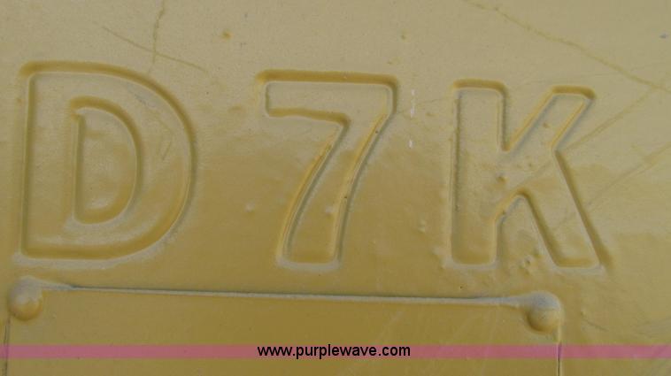 image for item G2220 1972 Caterpillar D7F dozer