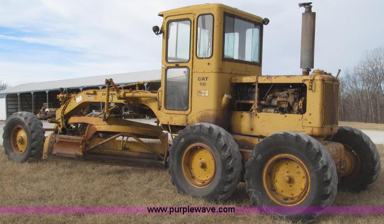 image for item G2221 1960 Caterpillar 112E motor grader