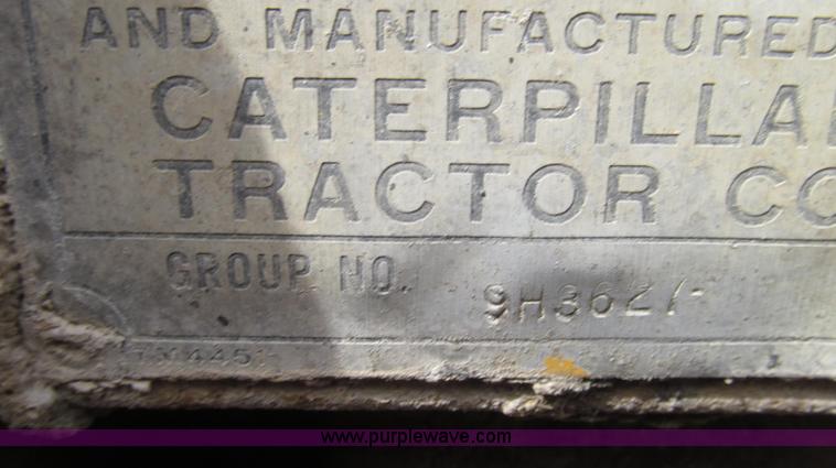 image for item G2221 1960 Caterpillar 112E motor grader