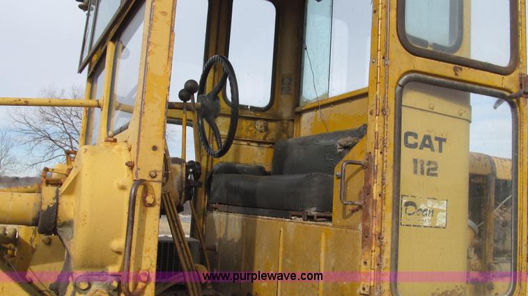 image for item G2221 1960 Caterpillar 112E motor grader
