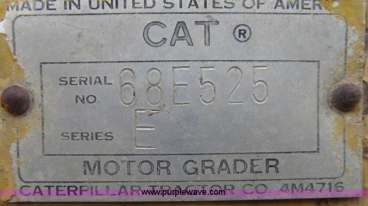 image for item G2221 1960 Caterpillar 112E motor grader