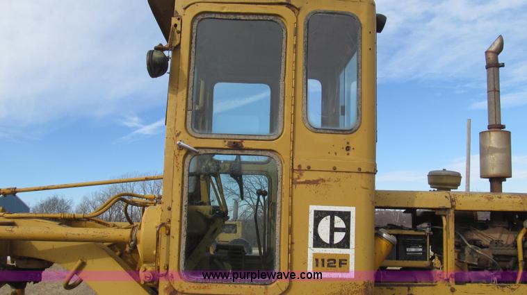 image for item G2222 1973 Caterpillar 112F motor grader
